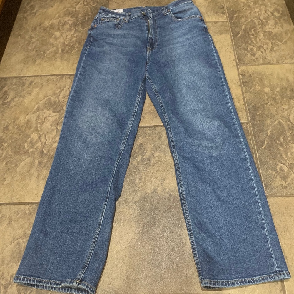 Gap High Rise ‘90s wide leg Jeans, size 28 short